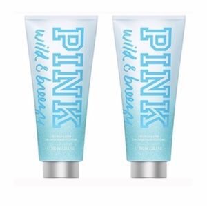 New Victoria’s Secret Pink Wild & Breezy 2-in-1 Wash Scrub x2